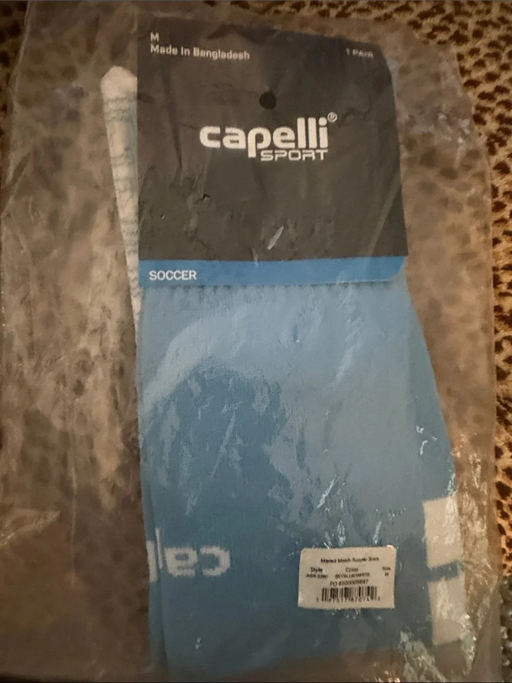 Capelli of New York Sky Blue & White Marled Match Soccer Socks